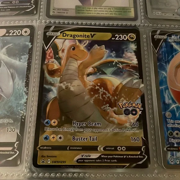 dragonite v card pokemon go Amazon.com: Dragonite V - 076/078 - Pokemon Go - Ultra Rare main image 1